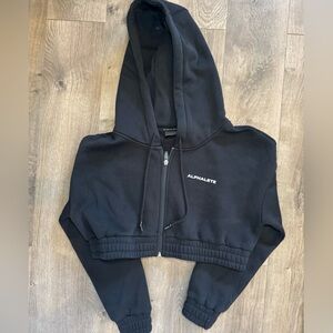 Alphalete Cropped Zipup Hoodie